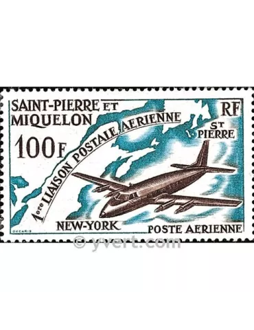 n° 31 -  Timbre Saint-Pierre et Miquelon Poste aérienne
