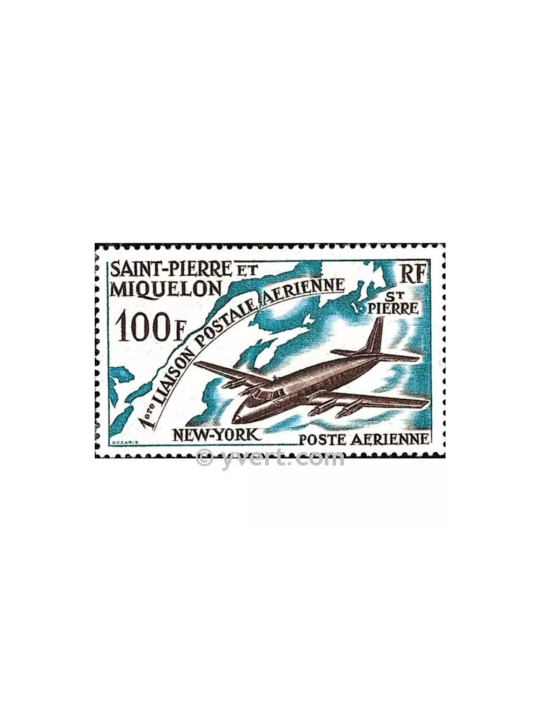 n° 31 -  Timbre Saint-Pierre et Miquelon Poste aérienne
