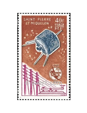n° 32 -  Timbre Saint-Pierre et Miquelon Poste aérienne