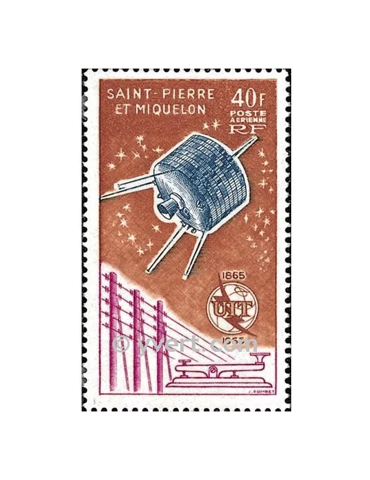 n° 32 -  Timbre Saint-Pierre et Miquelon Poste aérienne