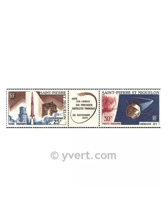 n° 34A -  Timbre Saint-Pierre et Miquelon Poste aérienne