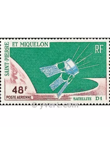 n° 35 -  Timbre Saint-Pierre et Miquelon Poste aérienne