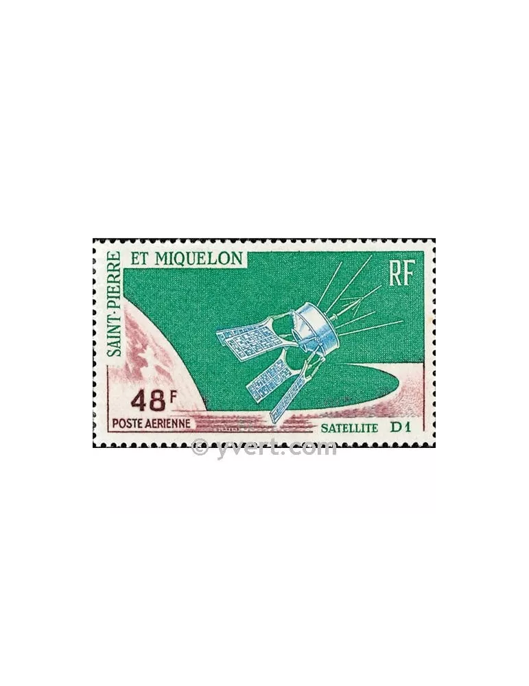 n° 35 -  Timbre Saint-Pierre et Miquelon Poste aérienne