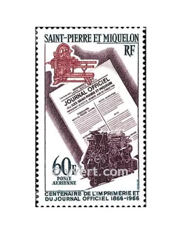 n° 37 -  Timbre Saint-Pierre et Miquelon Poste aérienne