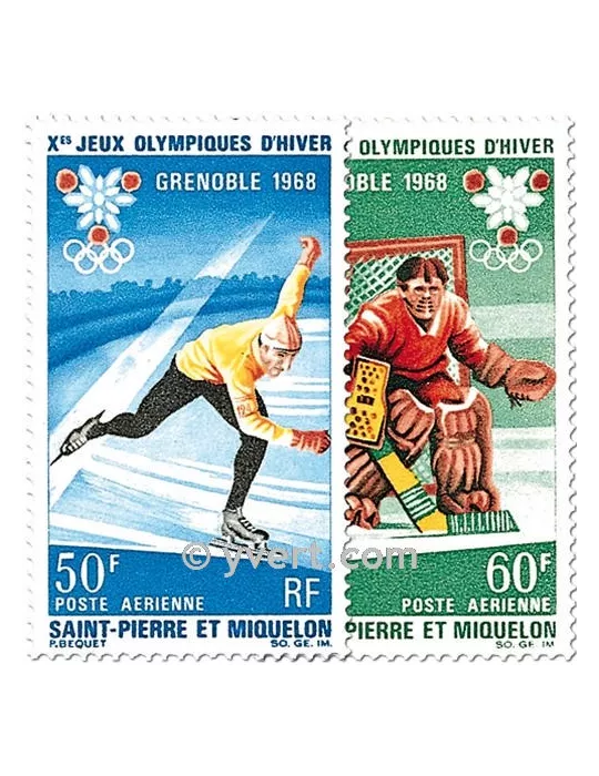 n° 40/41 -  Timbre Saint-Pierre et Miquelon Poste aérienne