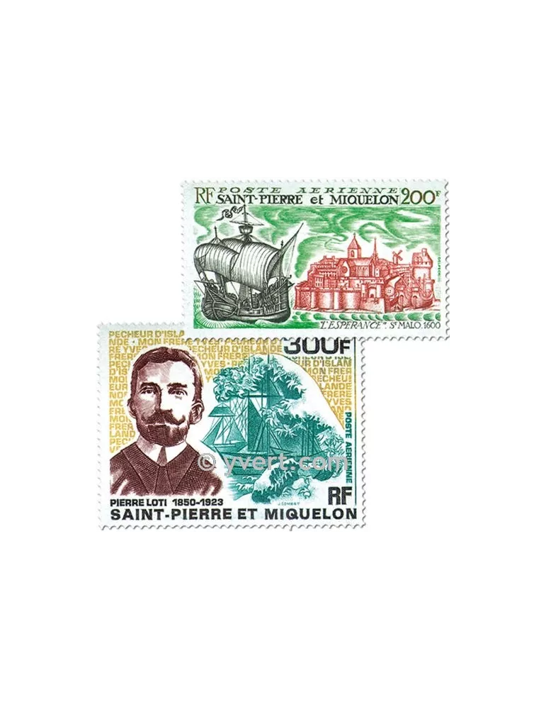 n° 46/47 -  Timbre Saint-Pierre et Miquelon Poste aérienne