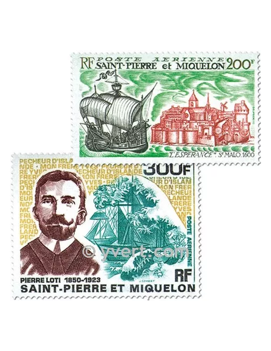 n° 46/47 -  Timbre Saint-Pierre et Miquelon Poste aérienne