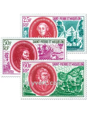 n° 50/52 -  Timbre Saint-Pierre et Miquelon Poste aérienne