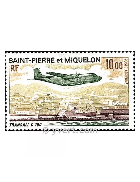 n° 57 -  Timbre Saint-Pierre et Miquelon Poste aérienne