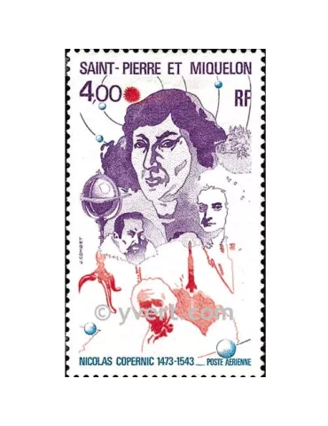 n° 59 -  Timbre Saint-Pierre et Miquelon Poste aérienne