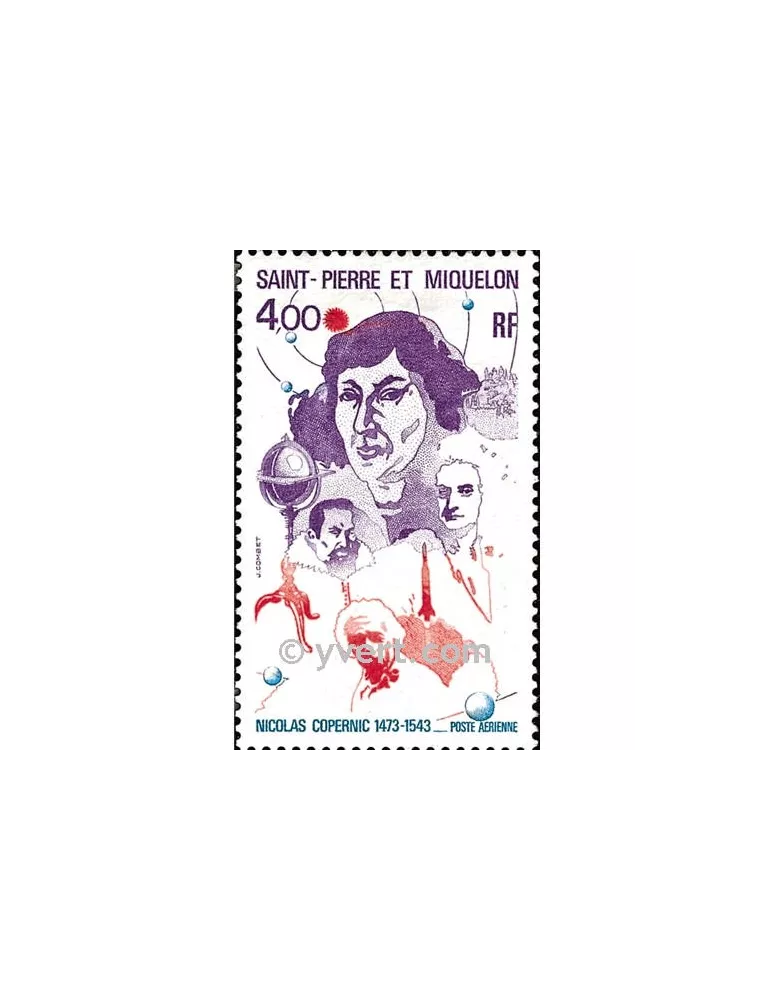 n° 59 -  Timbre Saint-Pierre et Miquelon Poste aérienne