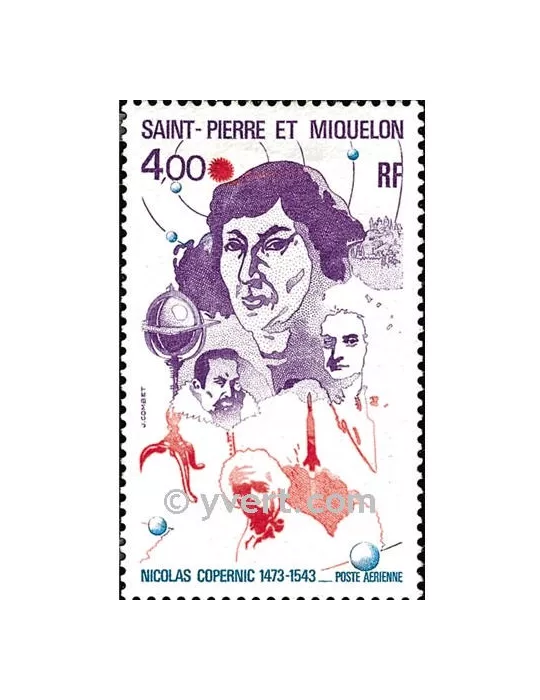 n° 59 -  Timbre Saint-Pierre et Miquelon Poste aérienne