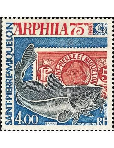 n° 60 -  Timbre Saint-Pierre et Miquelon Poste aérienne