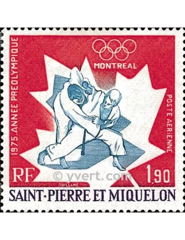 n° 61 -  Timbre Saint-Pierre et Miquelon Poste aérienne