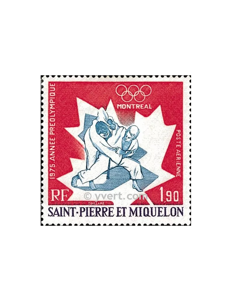 n° 61 -  Timbre Saint-Pierre et Miquelon Poste aérienne
