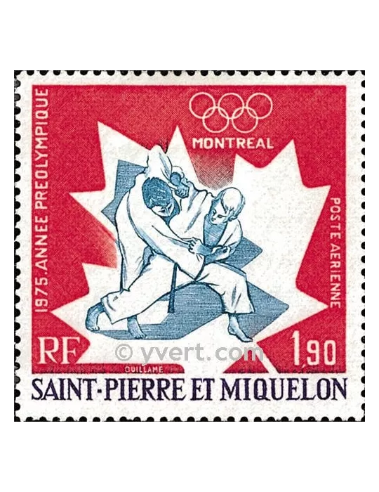 n° 61 -  Timbre Saint-Pierre et Miquelon Poste aérienne