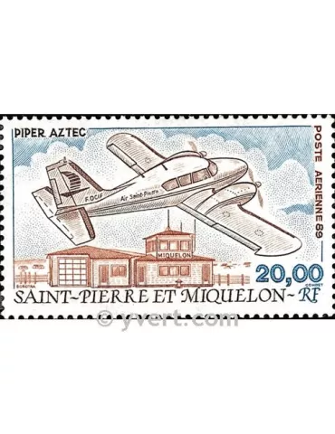 n° 68 -  Timbre Saint-Pierre et Miquelon Poste aérienne
