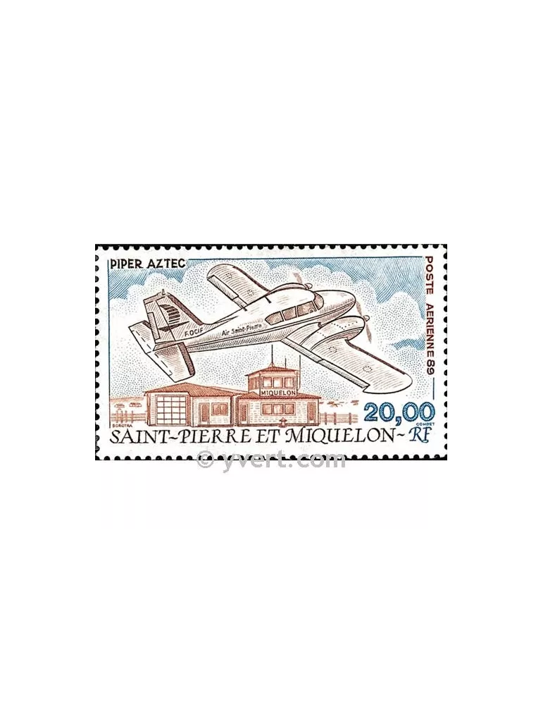 n° 68 -  Timbre Saint-Pierre et Miquelon Poste aérienne