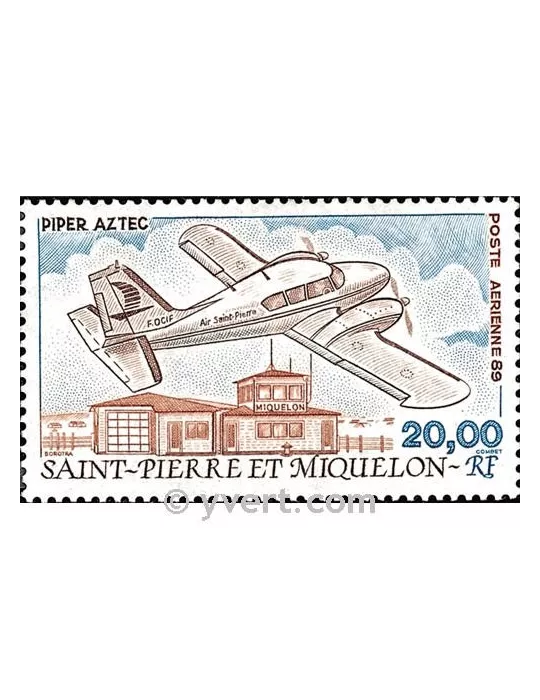 n° 68 -  Timbre Saint-Pierre et Miquelon Poste aérienne