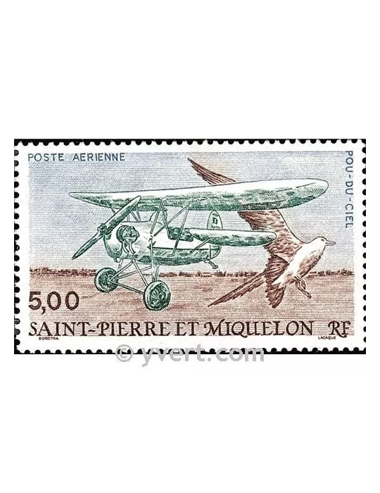 n° 69 -  Timbre Saint-Pierre et Miquelon Poste aérienne