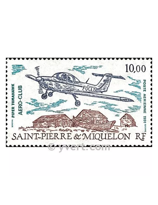n° 70 -  Timbre Saint-Pierre et Miquelon Poste aérienne