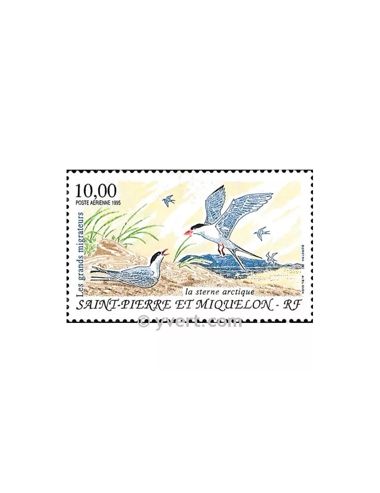 n° 74 -  Timbre Saint-Pierre et Miquelon Poste aérienne