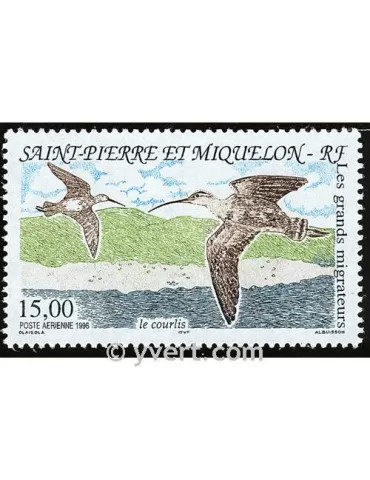 n° 75 -  Timbre Saint-Pierre et Miquelon Poste aérienne
