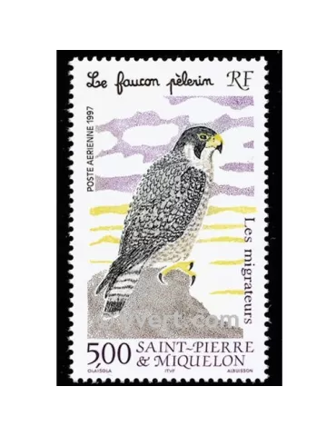 n° 76 -  Timbre Saint-Pierre et Miquelon Poste aérienne