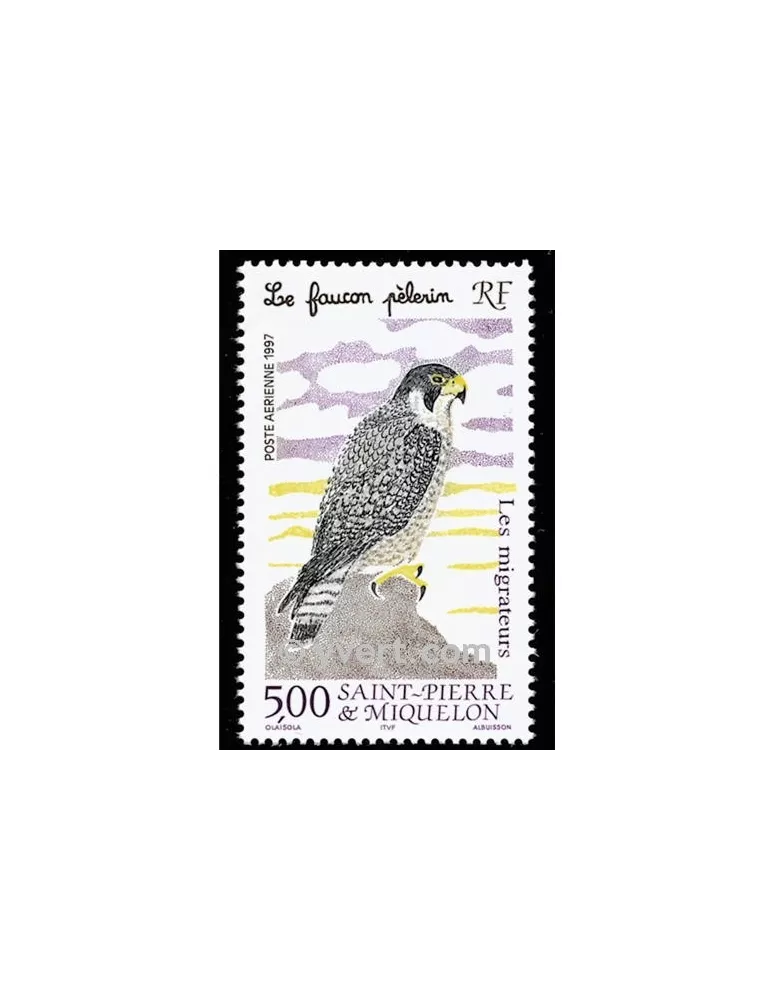 n° 76 -  Timbre Saint-Pierre et Miquelon Poste aérienne