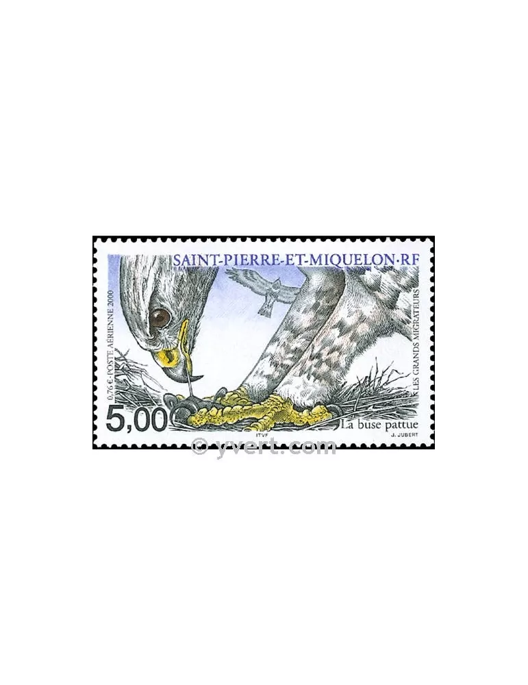 n° 80 -  Timbre Saint-Pierre et Miquelon Poste aérienne