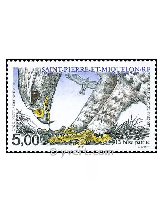 n° 80 -  Timbre Saint-Pierre et Miquelon Poste aérienne