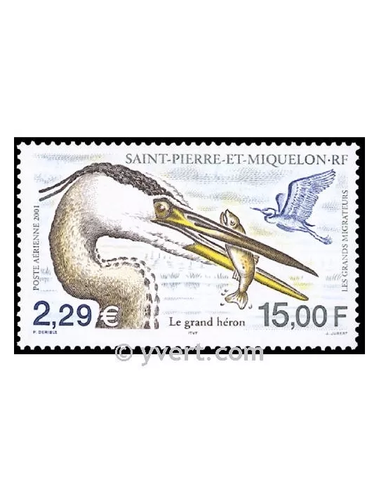 n° 81 -  Timbre Saint-Pierre et Miquelon Poste aérienne
