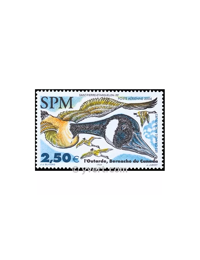 n° 84 -  Timbre Saint-Pierre et Miquelon Poste aérienne