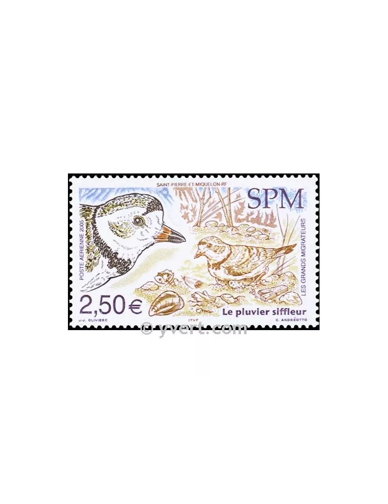 n° 85 -  Timbre Saint-Pierre et Miquelon Poste aérienne