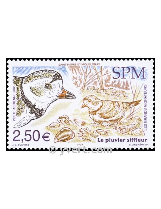 n° 85 -  Timbre Saint-Pierre et Miquelon Poste aérienne