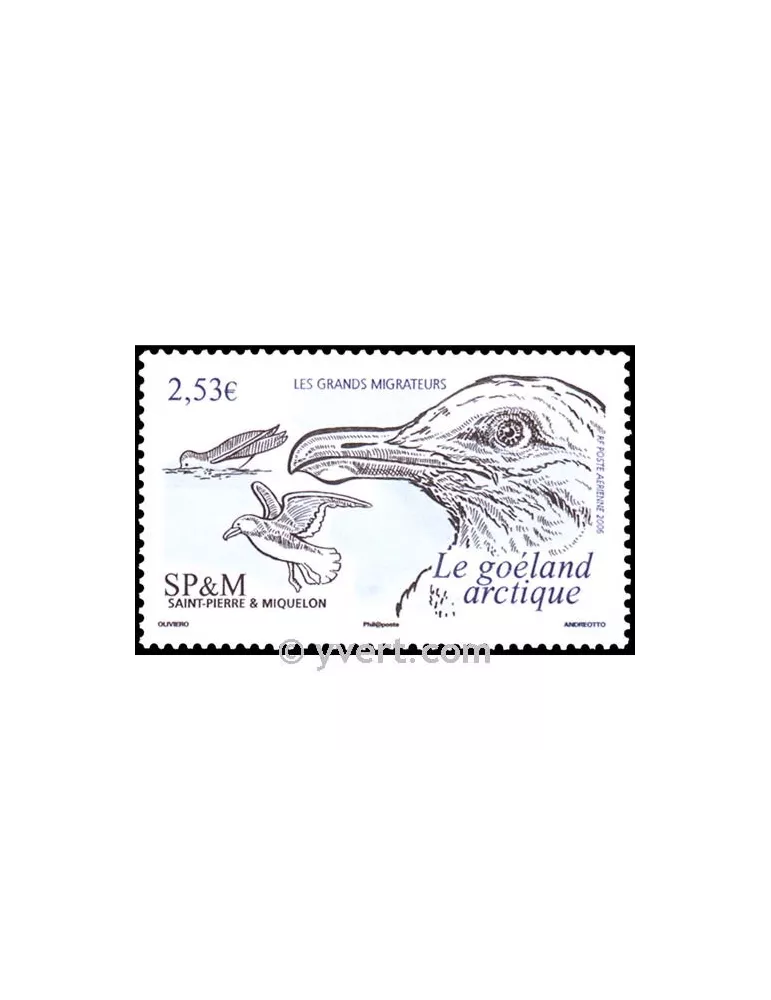 n° 86 -  Timbre Saint-Pierre et Miquelon Poste aérienne