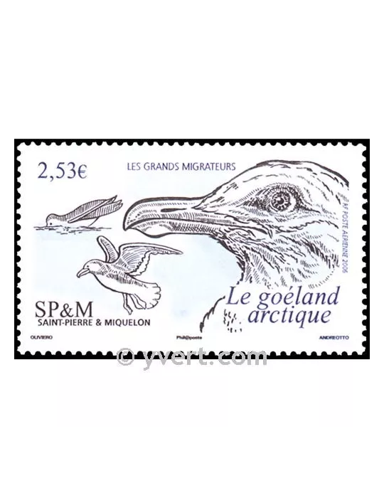 n° 86 -  Timbre Saint-Pierre et Miquelon Poste aérienne