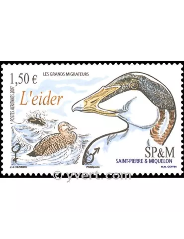 n° 87 -  Timbre Saint-Pierre et Miquelon Poste aérienne