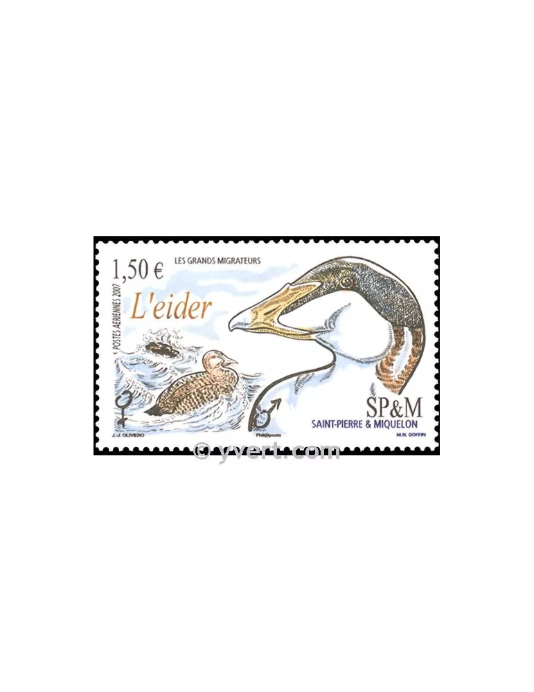 n° 87 -  Timbre Saint-Pierre et Miquelon Poste aérienne