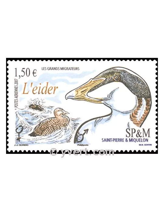n° 87 -  Timbre Saint-Pierre et Miquelon Poste aérienne