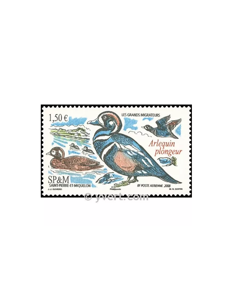n° 88 -  Timbre Saint-Pierre et Miquelon Poste aérienne