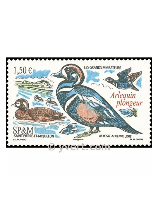 n° 88 -  Timbre Saint-Pierre et Miquelon Poste aérienne