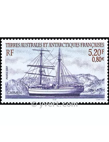 n° 6 -  Timbre TAAF Bloc et feuillets