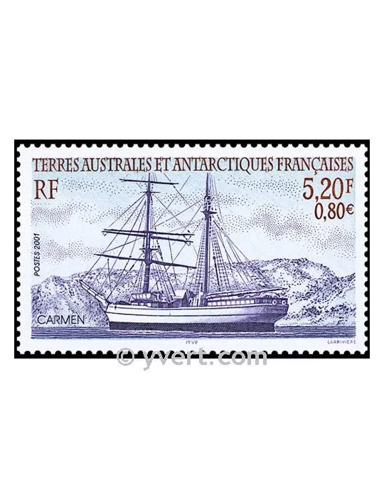 n° 6 -  Timbre TAAF Bloc et feuillets