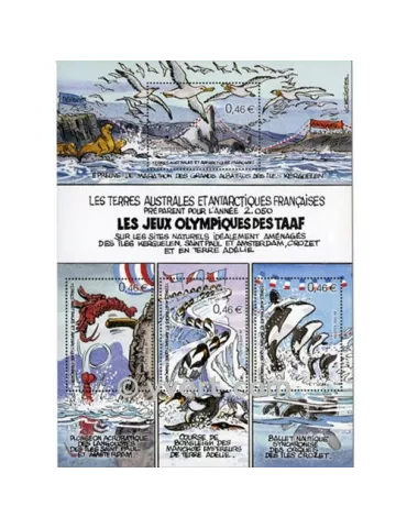 n° 7 -  Timbre TAAF Bloc et feuillets