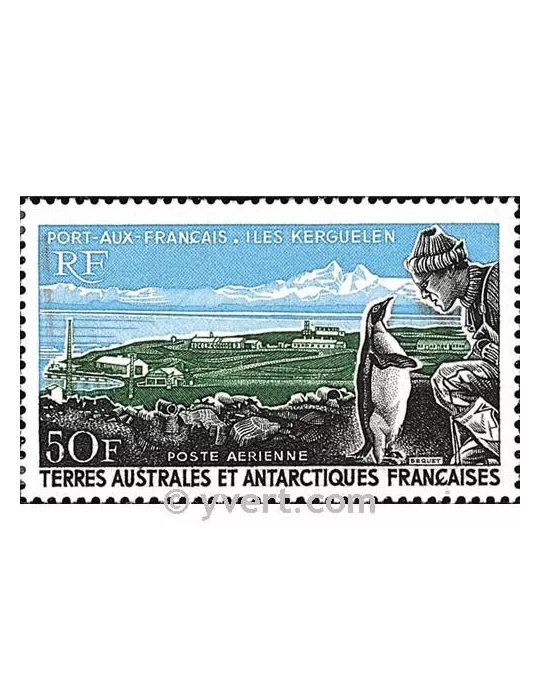 n° 14 -  Timbre TAAF Poste aérienne