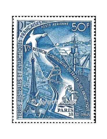 n° 18 -  Timbre TAAF Poste aérienne