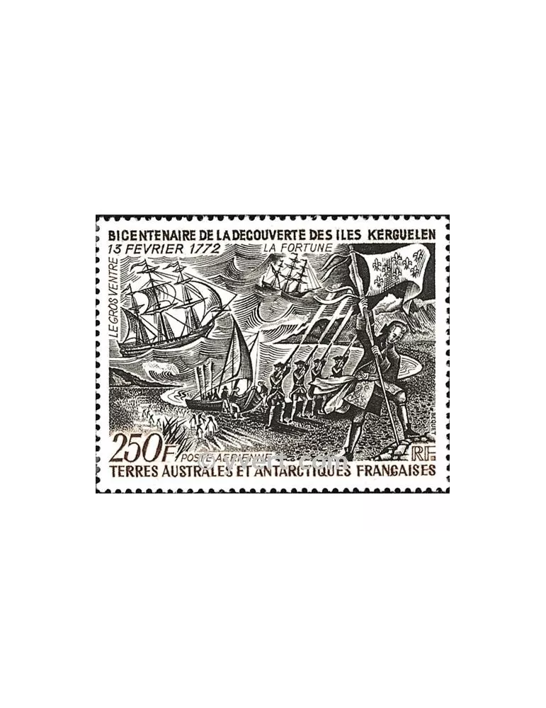 n° 28 -  Timbre TAAF Poste aérienne