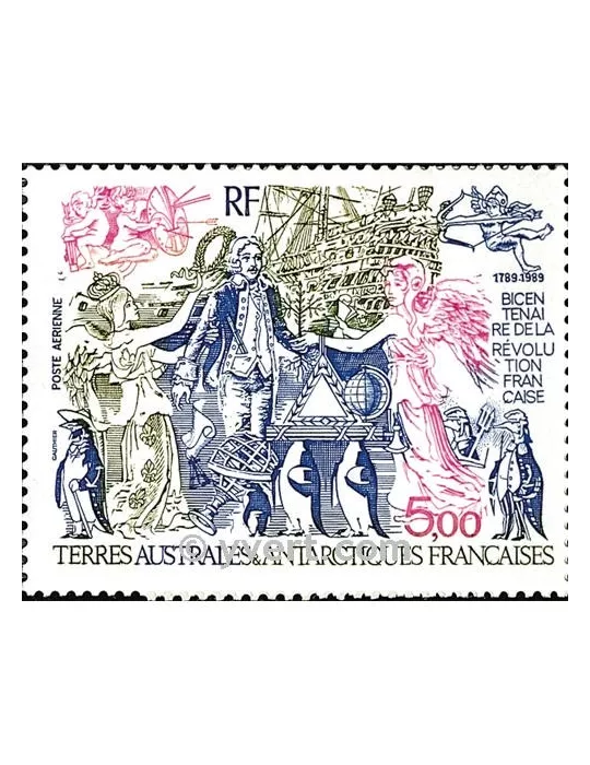 n° 107 -  Timbre TAAF Poste aérienne