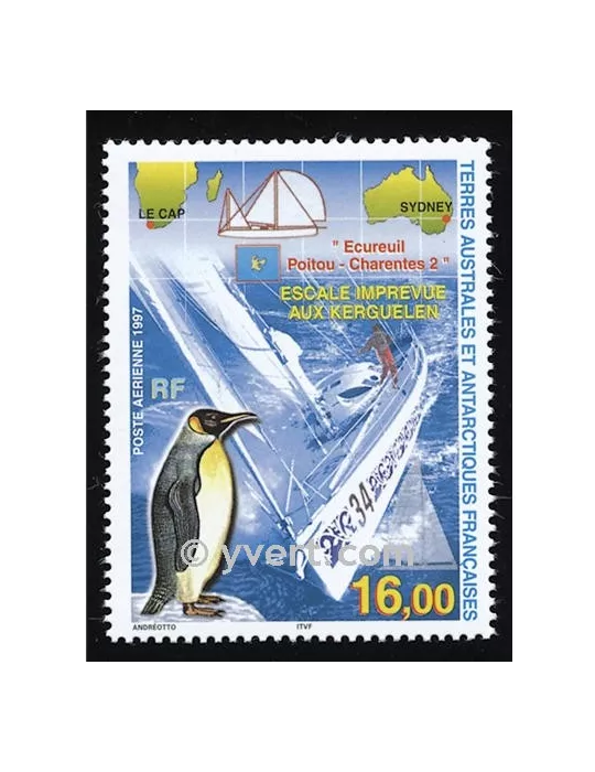 n° 142 -  Timbre TAAF Poste aérienne